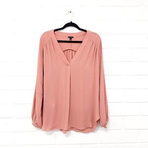 Ann Taylor Pink Blouse Beautiful Back